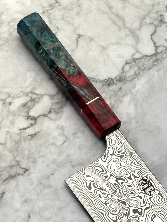 7” Damascus Nakiri