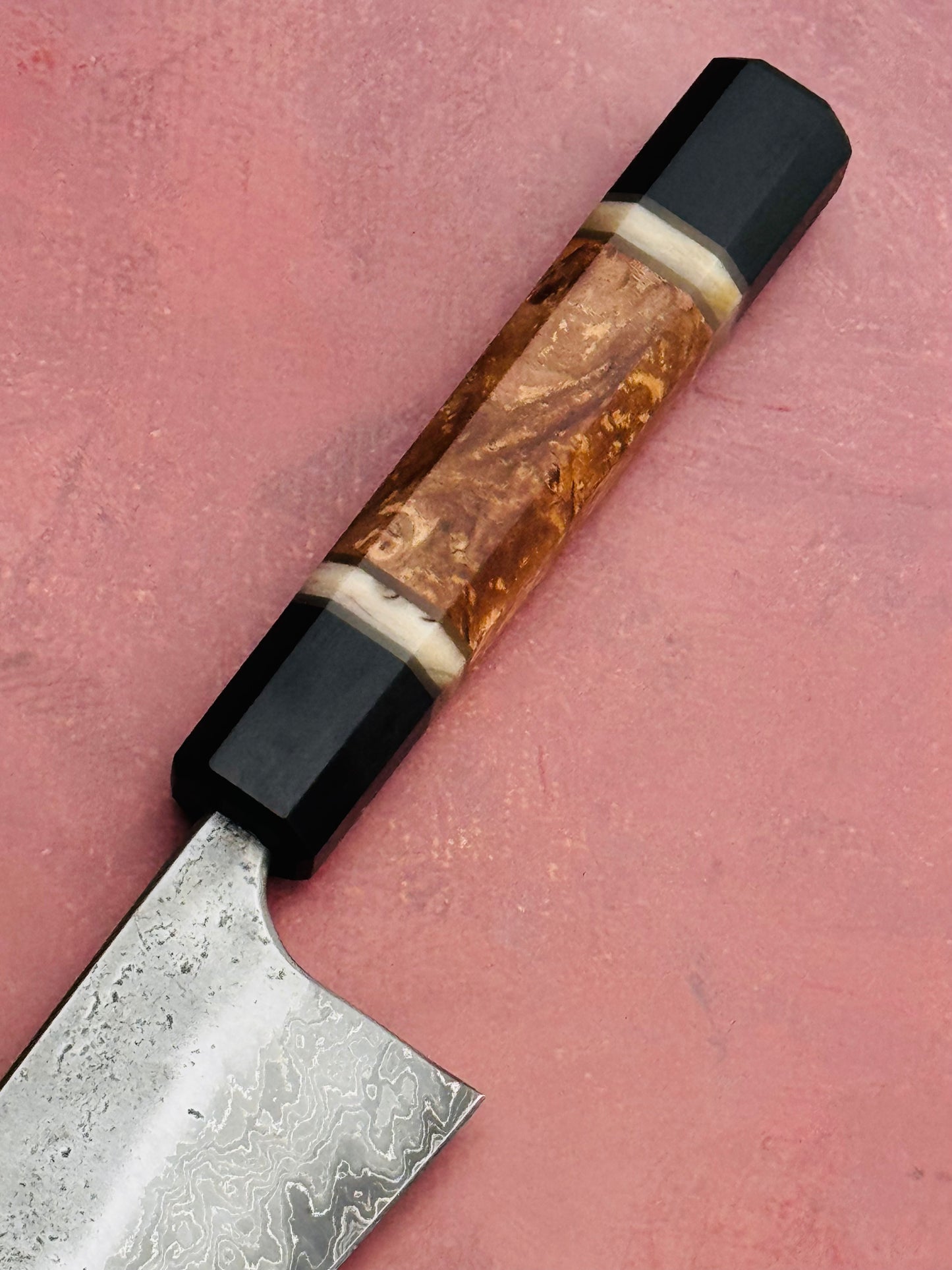 8” Double Damascus Hybrid