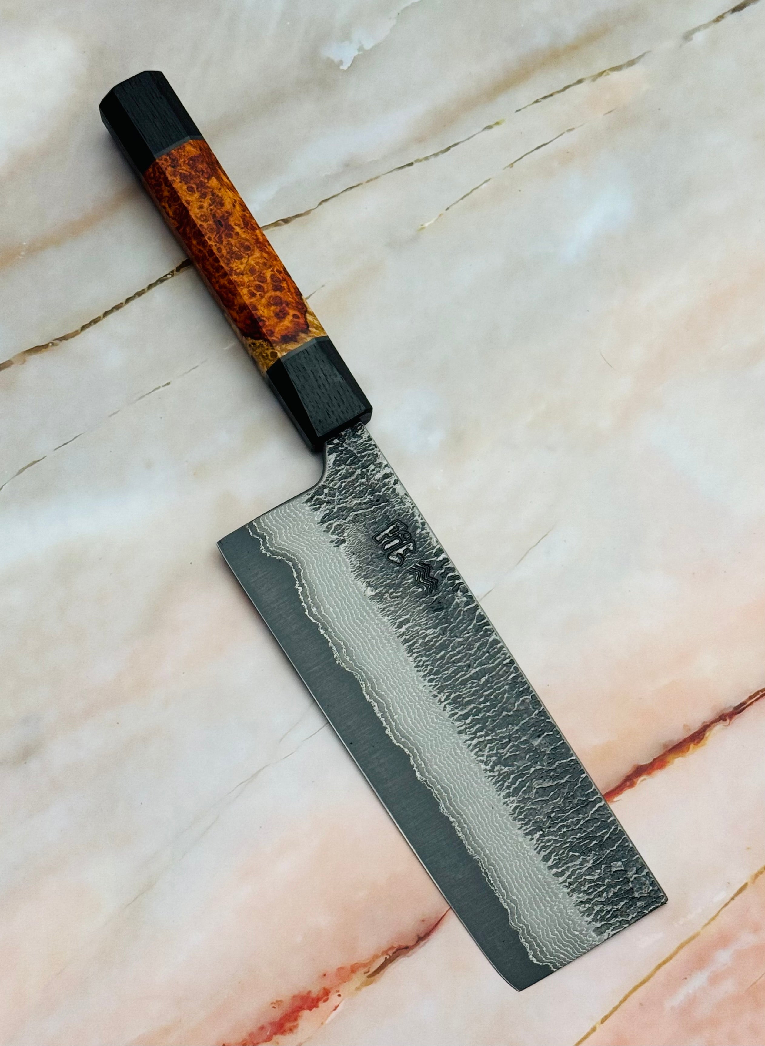 6.375” Suminagashi Nakiri