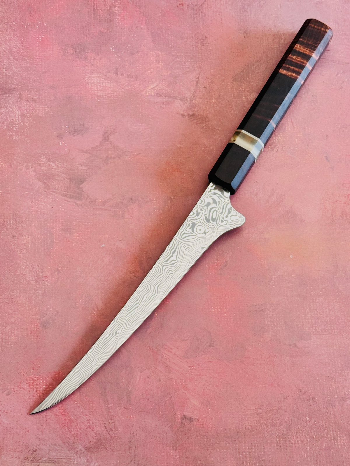 7” Stainless Damascus Boning