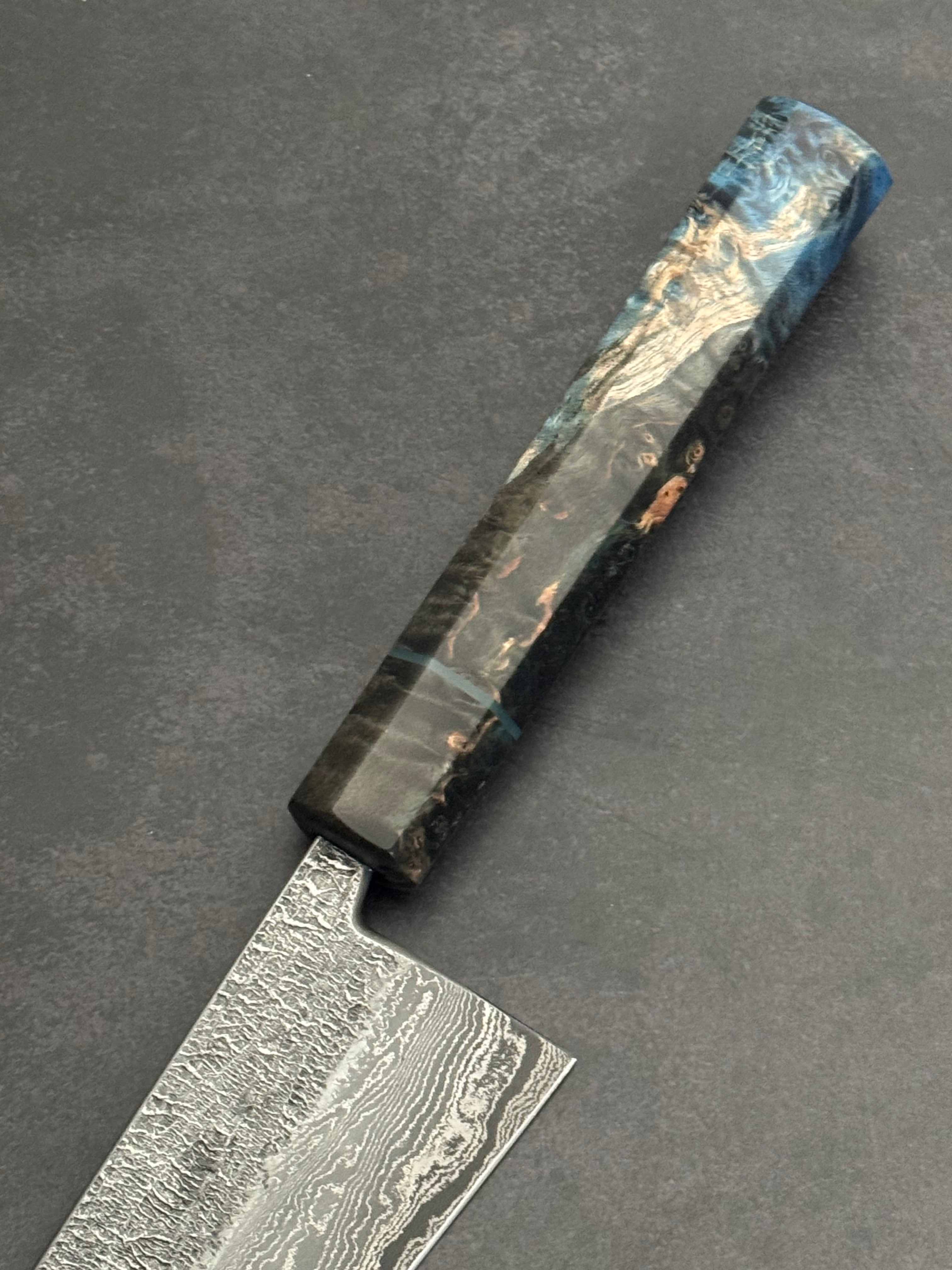 8.75” Quilted Double Damascus Chef