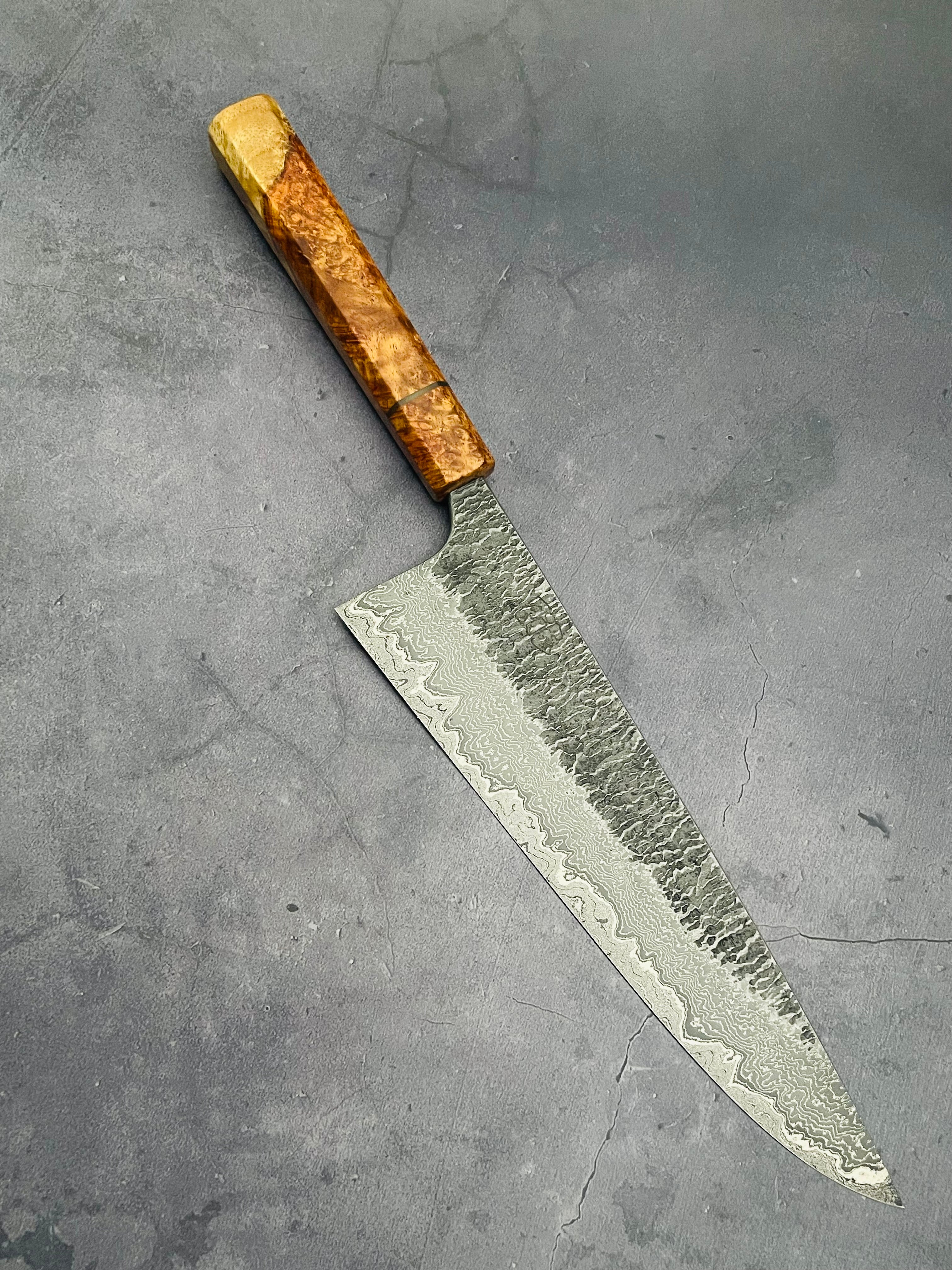 8.25” Double Damascus Chef