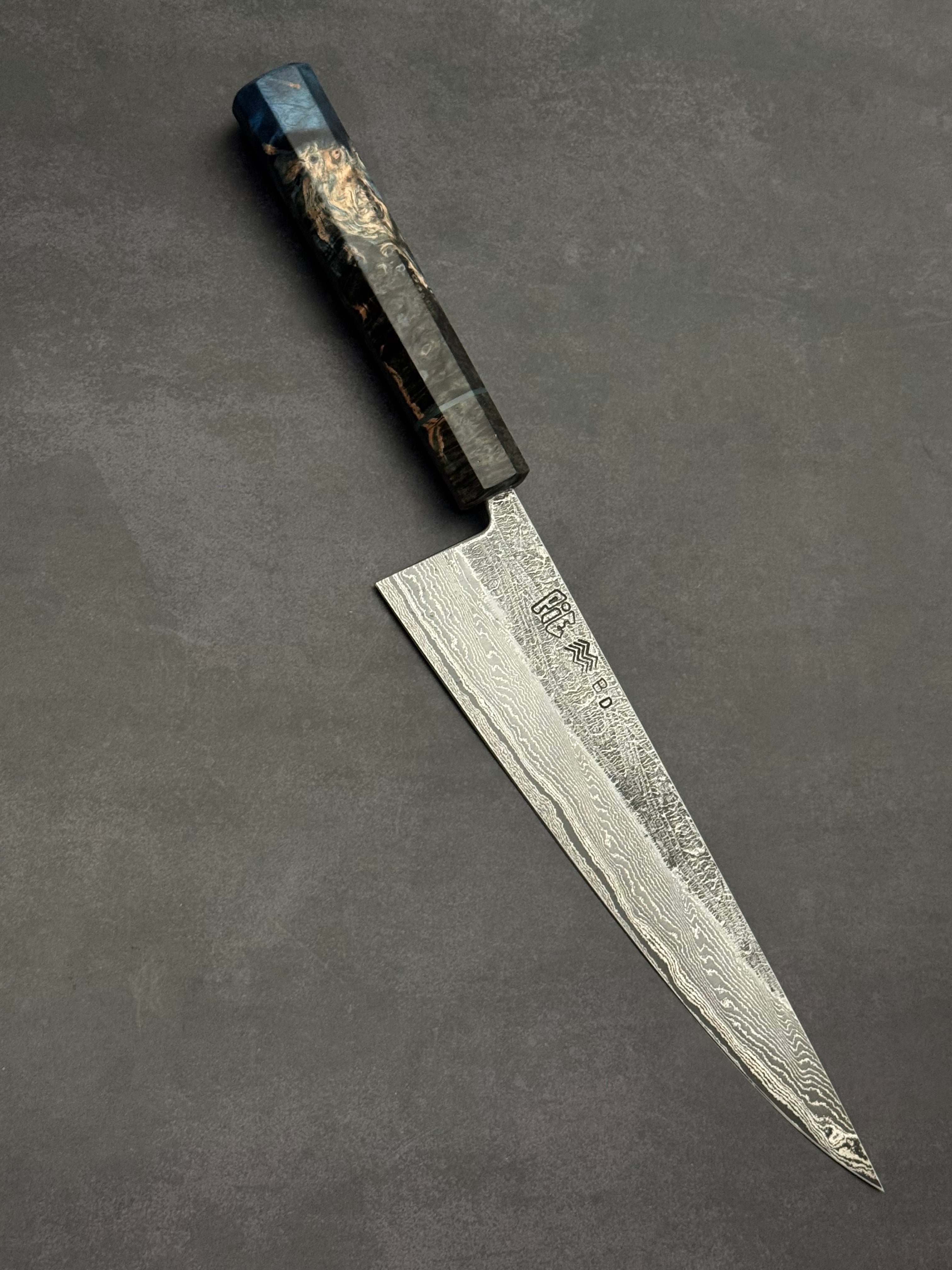 8.75” Quilted Double Damascus Chef