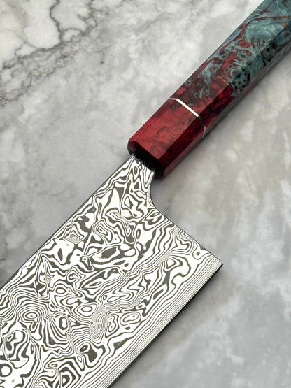 7” Damascus Nakiri