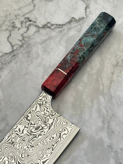 7” Damascus Nakiri