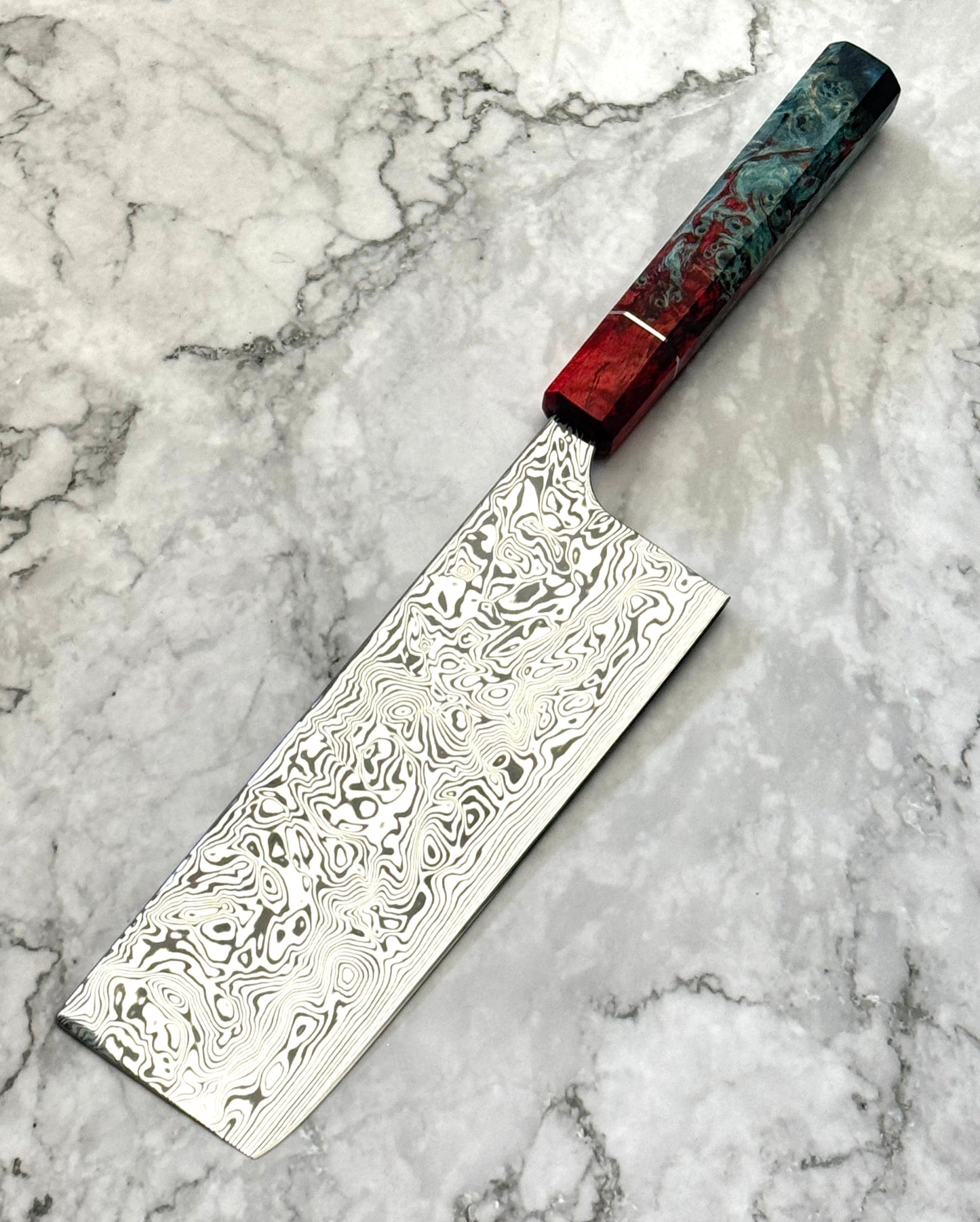 7” Damascus Nakiri
