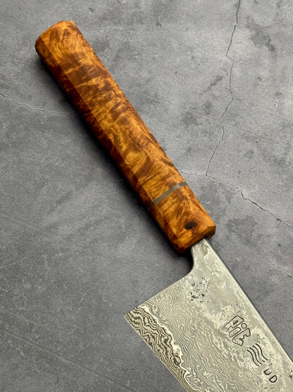 9.25” Double Damascus Gyuto + Saya