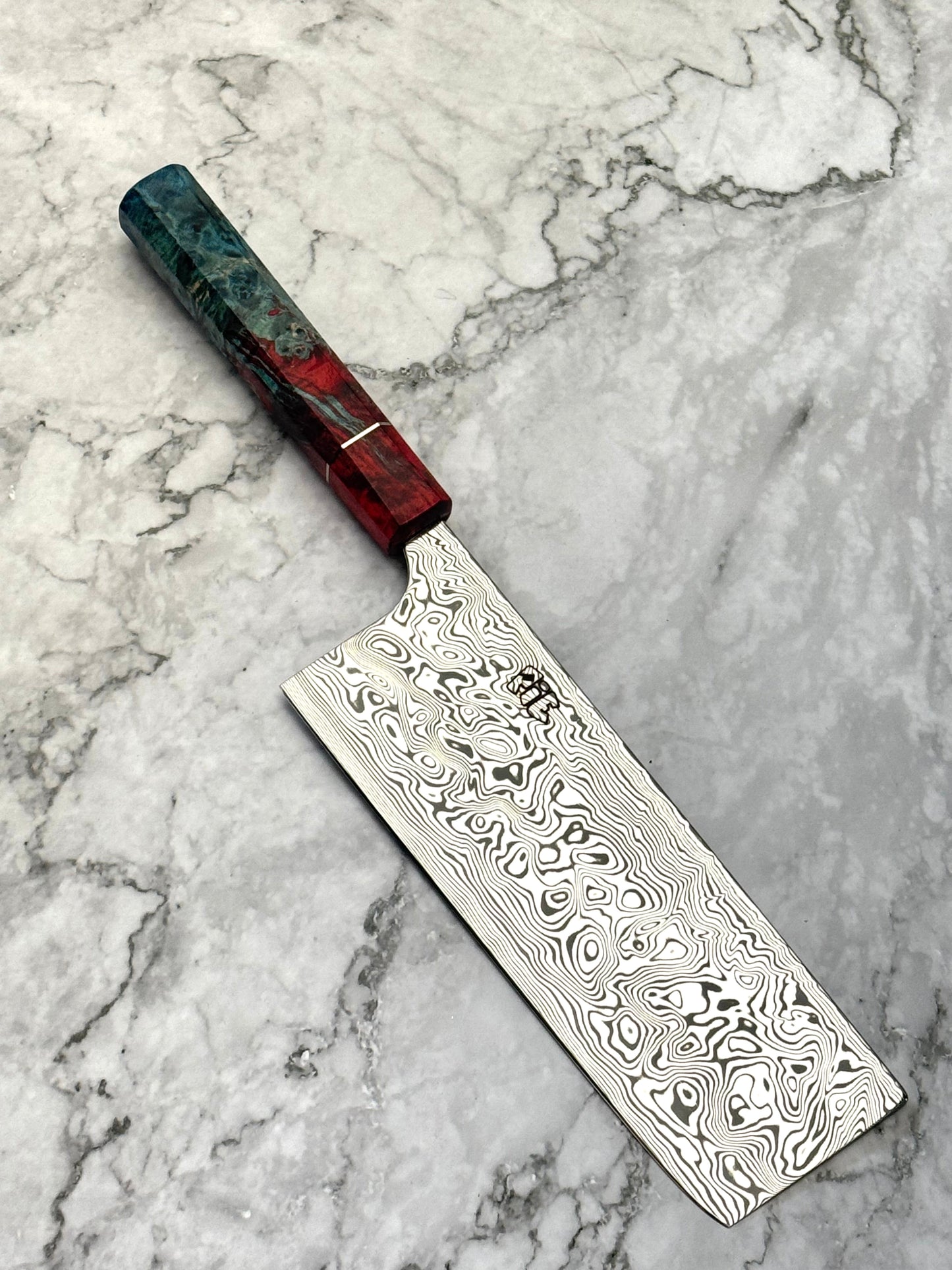 7” Damascus Nakiri