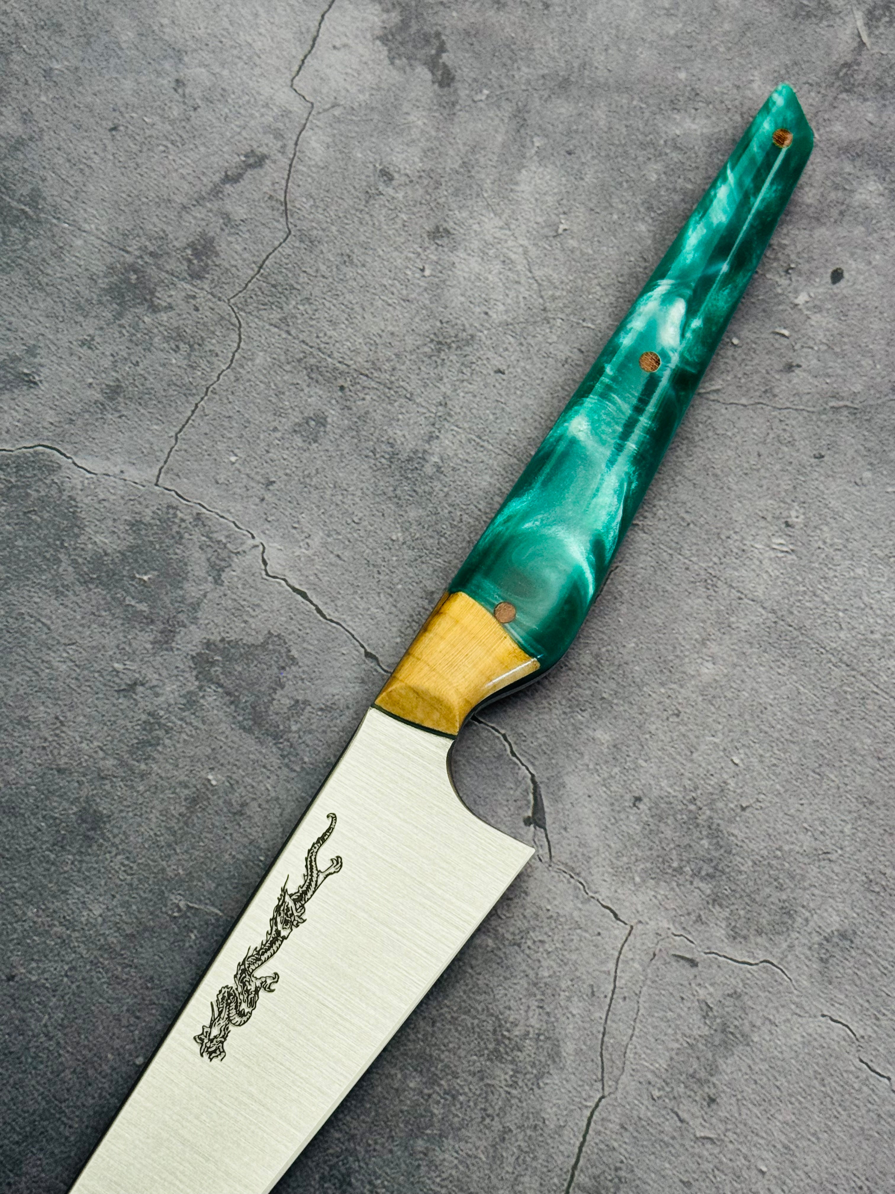 5.75” Jade Dragon Petty