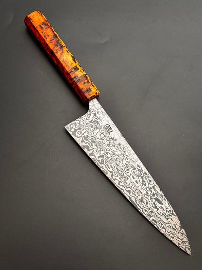 8.25” Random Rain Damascus Gyuto