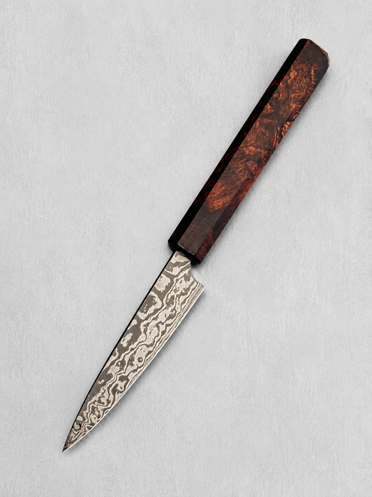 4” Long Handle Damascus Paring