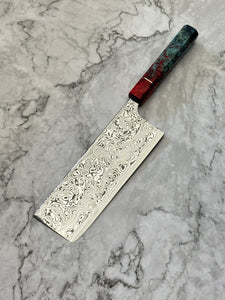 7” Damascus Nakiri